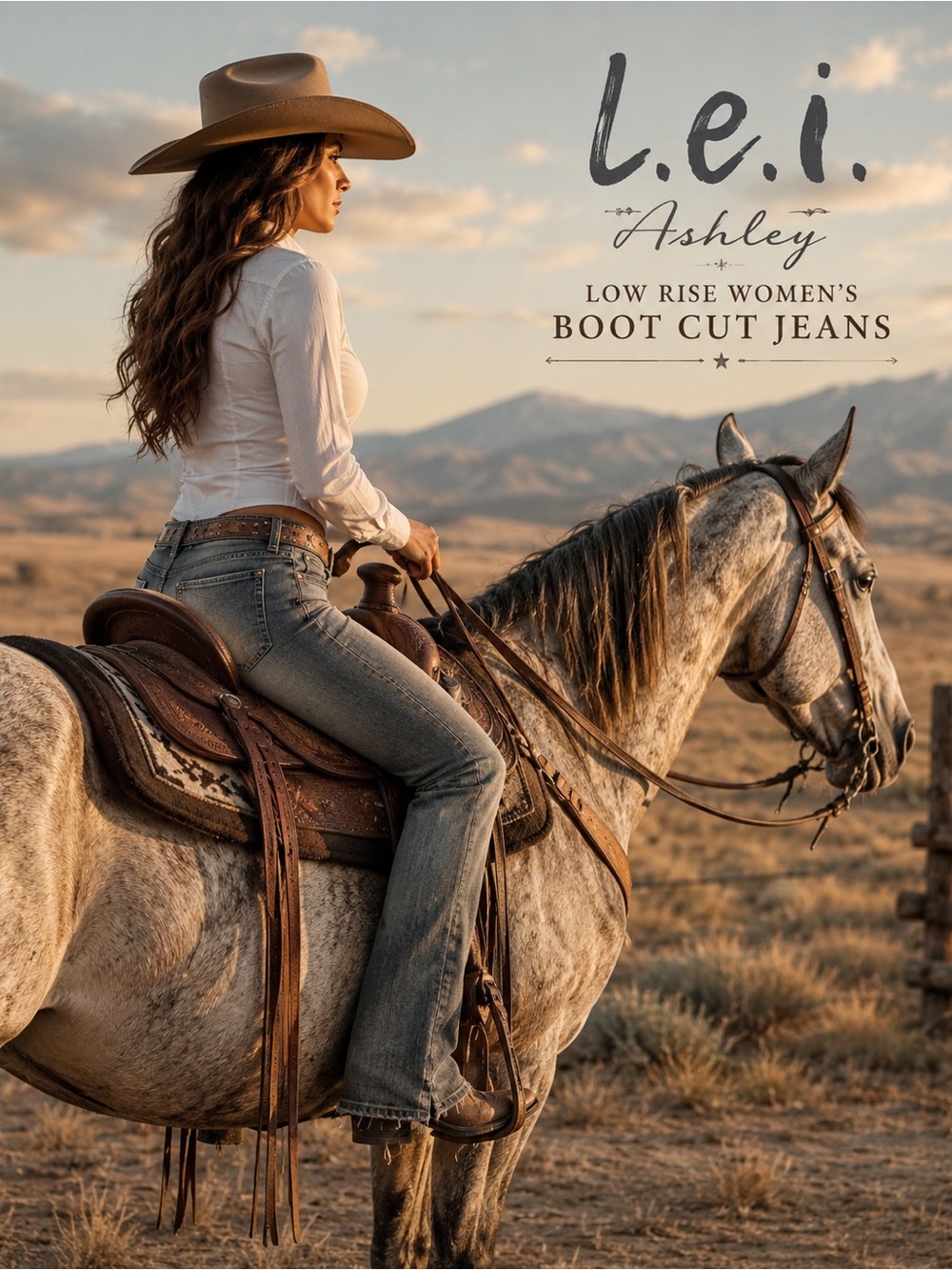 lei | Ashley Low-Rise Women's Boot-Cut Jeans